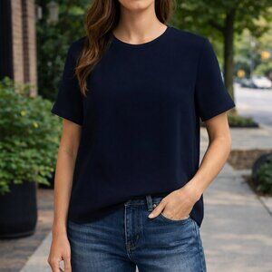 Navy Mira Mikati Women’s Blouse